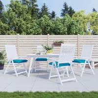 VidaXL Palletkussens 4 st 50x50x7 cm oxford stof lichtblauw - thumbnail