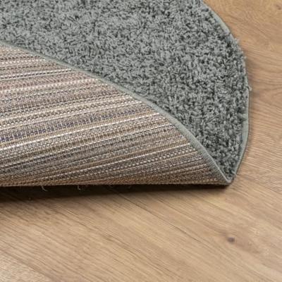 VidaXL Vloerkleed pamplona shaggy hoogpolig modern ø 120 cm groen