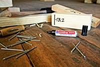 Edding Permanentmarker | blauw | streepbreedte 2-7 mm spitse punt | 10 stuks - 4-500003 4-500003 - thumbnail