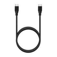 AISENS - A107-0701 - USB 3.2 Gen2X2 kabel 20 Gbps 8K @30Hz 5A 100W E-marker, type USB-C/M-USB-C/M, zwart, 0,6 m - thumbnail