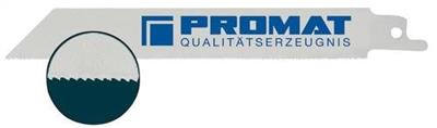 Promat/Tecwerk Reciprozaagblad | lengte 150 mm breedte 19 mm | tandverdeling TPI 14 1,8 mm | gefreesd, golvend | 5 stuks / kaart - 4000814716 Promat/Tecwerk Reciprozaagblad | lengte 150 mm breedte 19 mm | tandverdeling TPI 14 1,8 mm | gefreesd, golvend | 5 stuks / kaart - 4000814716