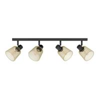 Eglo PlafondlampCoslada 4-lichts - goud met zwart - 900695 - thumbnail