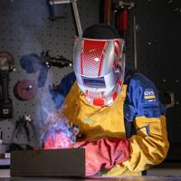 GYS 5192079755 Lashelm | LCD | Venus 9-13 G | Rood Echte Kleur - 5192079755 - thumbnail