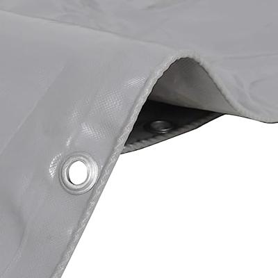 Dekzeil 650 g/m² 6x8 m grijs