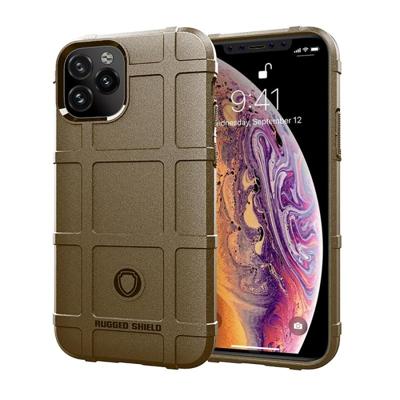Volledige dekking schokbestendig TPU Case voor iPhone 11 Pro Max (bruin)