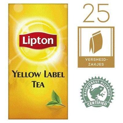 Thee lipton yellow label 25x1.5gr