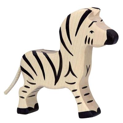 Holztiger houten zebra klein
