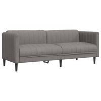 2-delige Loungeset stof taupe - thumbnail