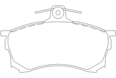 Remblokken set 2308001