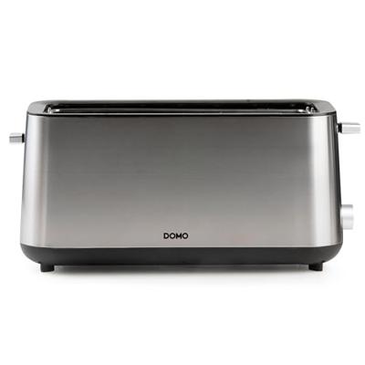 DOMO TOASTER 2 Schlitze für 4 Toasts Broodrooster Met geïntegreerde broodopzet