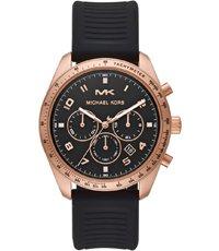 Horlogeband Michael Kors MK8687 Silicoon Zwart 22mm Horlogeband Michael Kors MK8687 Silicoon Zwart 22mm
