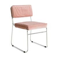 HKliving Endless eetkamerstoel Velvet Lychee Pink - thumbnail