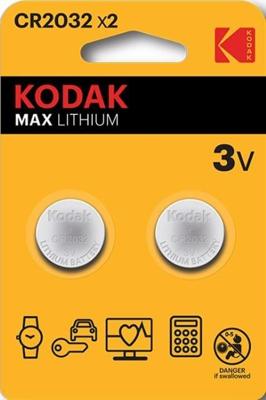 Kodak CR2032 lithium knoopcel batterij blister(2) - 3241070