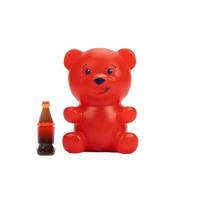 Jiggly Pets Gummymals Gummy Bear 12 cm + Licht en Geluid Rood - thumbnail