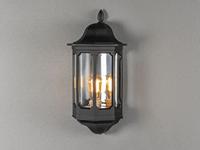 Pallas Ergane zwart 566-750 wandlamp Konstsmide OUTLET OP=OP - thumbnail