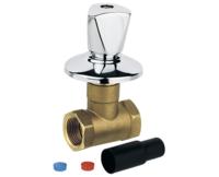 Kirchhoff Inbouwkraan, chroom, 18 mm, met rozet - 986513148 - thumbnail