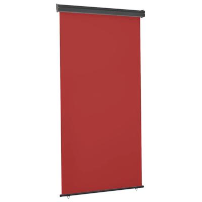 VidaXL Balkonscherm 125x250 cm rood