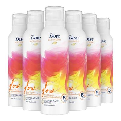 Dove Dove Bath Therapy Glow Douche & Scheerschuim Voordeelverpakking - 6x200 ml