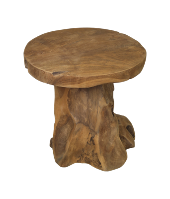 Bijzettafel Borneo - teak - 40xØ40 cm
