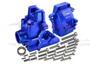 GPM - Traxxas Sledge Aluminium 7075-T6 Front/Rear Gear box, blue - thumbnail