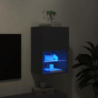 Tv-meubel met LED-verlichting 40,5x30x60 cm zwart - thumbnail