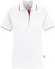 Hakro 203 Women's polo shirt Casual - White/Red - 2XL - thumbnail