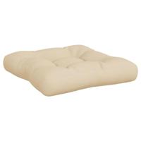 VidaXL Palletkussens 3 st stof beige - thumbnail