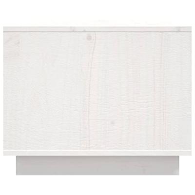 Salontafel 80x50x40 cm massief grenenhout wit Salontafel 80x50x40 cm massief grenenhout wit