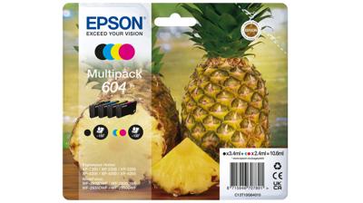 Epson 604 inktcartridge 4 stuk(s) Origineel Normaal rendement Zwart, Cyaan, Magenta, Geel Epson 604 inktcartridge 4 stuk(s) Origineel Normaal rendement Zwart, Cyaan, Magenta, Geel