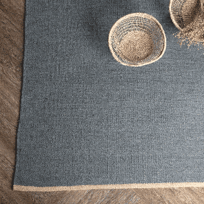 Nohr Vloerkleed 'Keefe' 170 x 240cm, kleur Blauw