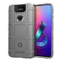 Schokbestendige beschermer cover volledige dekking silicone case voor ASUS Zenfone 6 (grijs) - thumbnail