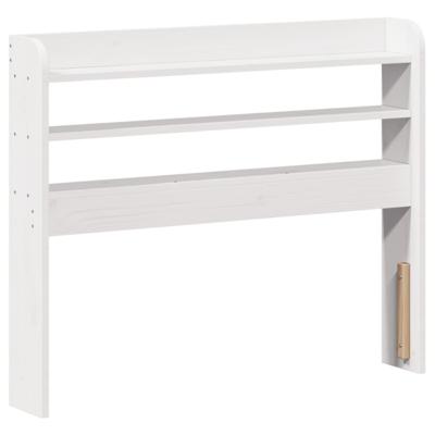 Bedframe zonder matras massief grenenhout wit 160x200 cm