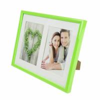 Fotolijst Easy passepartout voor 2 fotos groen 10 x 15 cm | 12 stuks - thumbnail