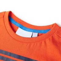VidaXL Kindershirt 128 donkeroranje - thumbnail