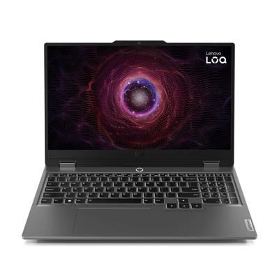 Lenovo LOQ 15ARP9 AMD Ryzen™ 5 7235HS Laptop 39,6 cm (15.6") Full HD 12 GB DDR5-SDRAM 512 GB SSD NVIDIA GeForce RTX 3050 Wi-Fi 6 (802.11ax) NoOS Grijs