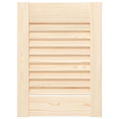 VidaXL Kastdeuren met lamellen 2 st 39,5x29,5 cm massief grenenhout VidaXL Kastdeuren met lamellen 2 st 39,5x29,5 cm massief grenenhout