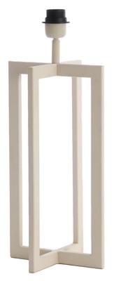 Light & Living Tafellamp 'Mace' 46cm, kleur Crème (excl. kap)