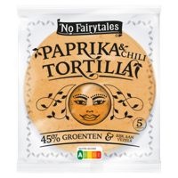 No Fairytales the Original PaprikaChili Tortilla 5 Stuks 200 g bij Jumbo - thumbnail