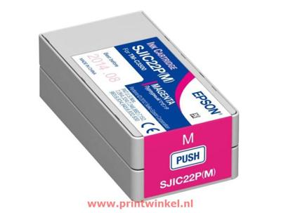 Epson SJIC22P(M): Ink cartridge for ColorWorks C3500 (Magenta)