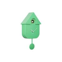Wall clock Modern Cuckoo ABS VIII Hortus - Hortus - thumbnail
