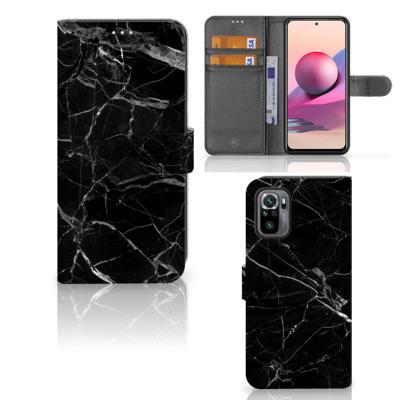 Xiaomi Redmi Note 10S | 10 4G | Poco M5s | Bookcase | Marmer Zwart - Origineel Cadeau Vader Xiaomi Redmi Note 10S | 10 4G | Poco M5s | Bookcase | Marmer Zwart - Origineel Cadeau Vader