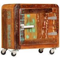 Nachtkastje 50x30x50 cm massief gerecycled hout - thumbnail