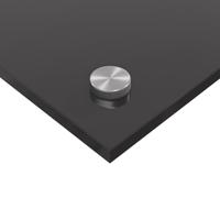 VidaXL Keuken spatscherm donkergrijs 80 x 60 cm gehard glas - thumbnail