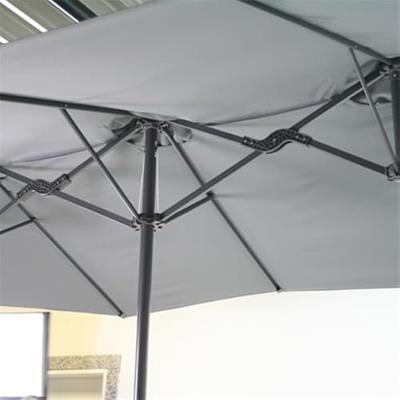 Stokparasol Marbella 450x270 cm antraciet