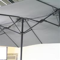 Stokparasol Marbella 450x270 cm antraciet - thumbnail
