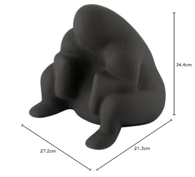 Alessi Dédé Deurstopper zwart