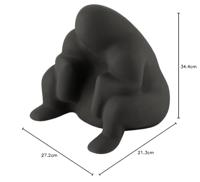 Alessi Dédé Deurstopper zwart - thumbnail