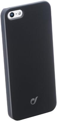 Cellular Line FITCIPHONE5BK Hard Cover incl. Display beschermfolie en microvezeldoek voor Apple iPhone 5 zwart