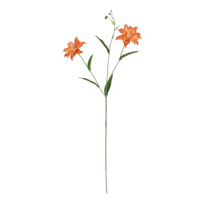 Lelietak Kunstbloem deluxe Oranje 70cm