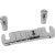 Wilkinson B-GTB-N brug met studs voor gitaar nikkel - thumbnail